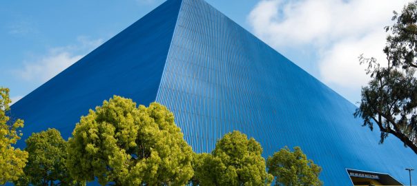 Walter Pyramid exterior, Cal State University Long Beach